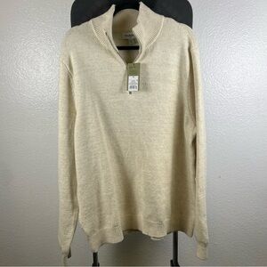 Goodfellow & Co | Men's Zip Up Sweater -‎ Cream
